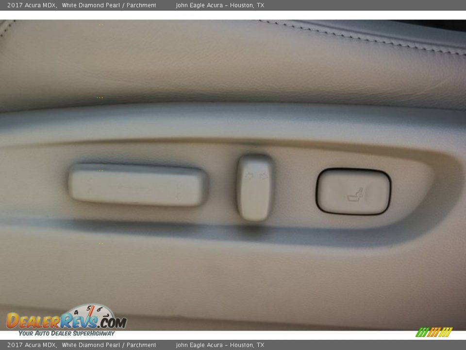 2017 Acura MDX White Diamond Pearl / Parchment Photo #19