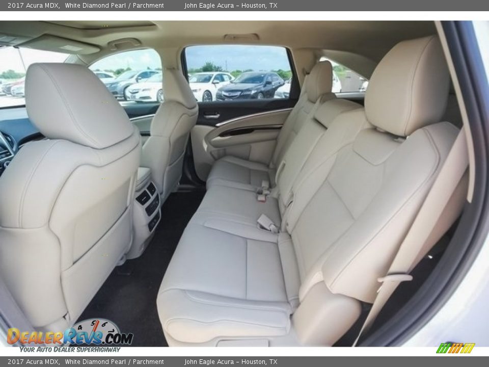 2017 Acura MDX White Diamond Pearl / Parchment Photo #24