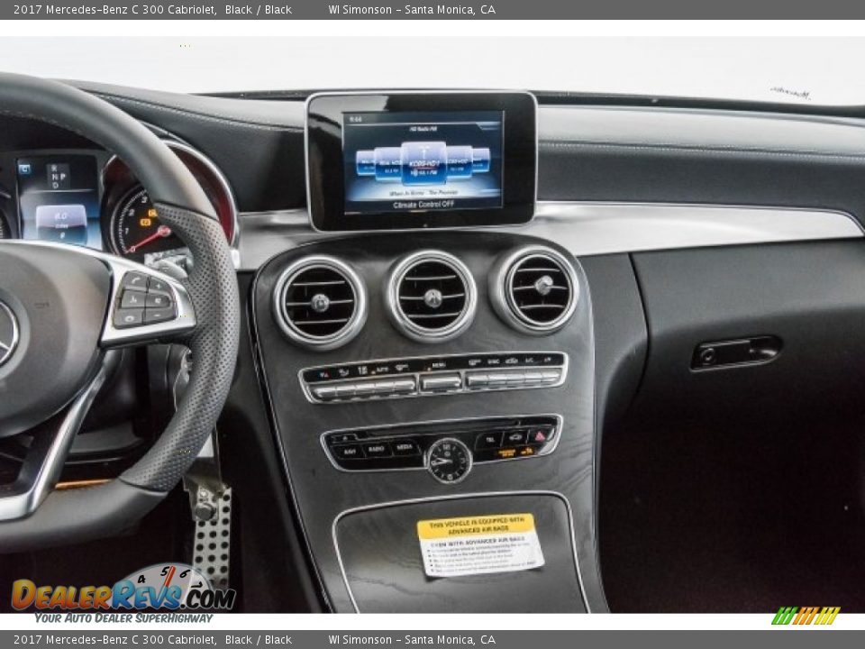 2017 Mercedes-Benz C 300 Cabriolet Black / Black Photo #5