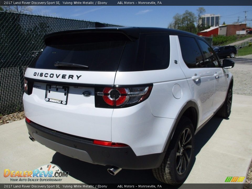 2017 Land Rover Discovery Sport SE Yulong White Metallic / Ebony Photo #4