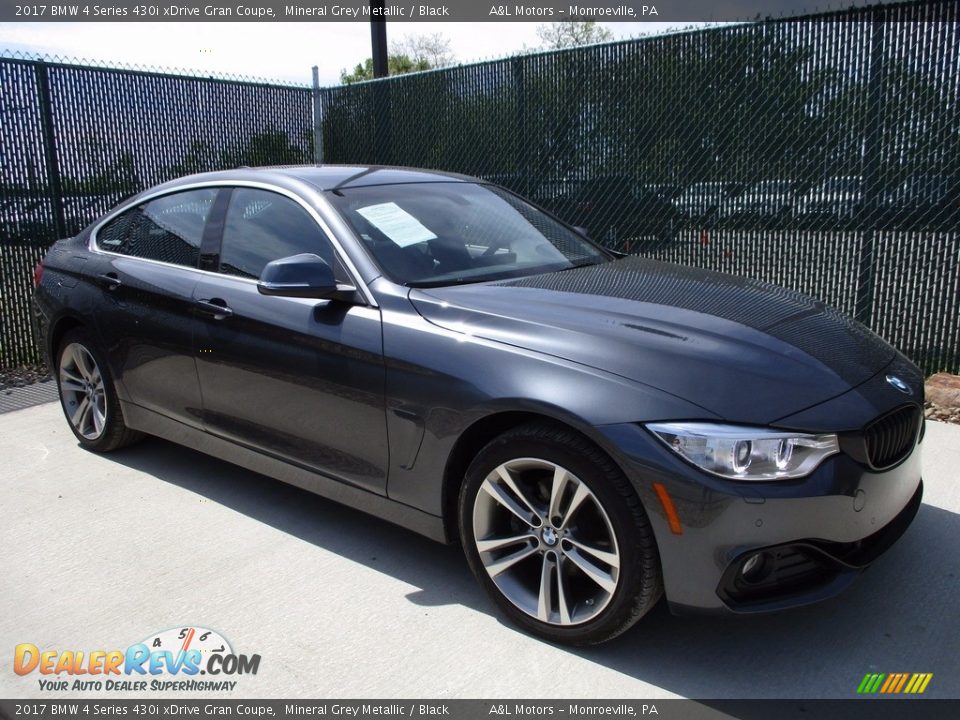 2017 BMW 4 Series 430i xDrive Gran Coupe Mineral Grey Metallic / Black Photo #1