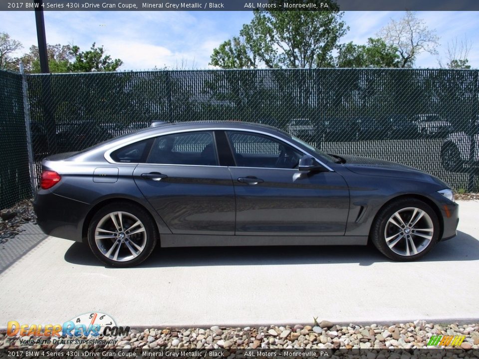 2017 BMW 4 Series 430i xDrive Gran Coupe Mineral Grey Metallic / Black Photo #2