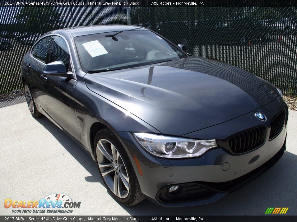 2017 BMW 4 Series 430i xDrive Gran Coupe Mineral Grey Metallic / Black Photo #5