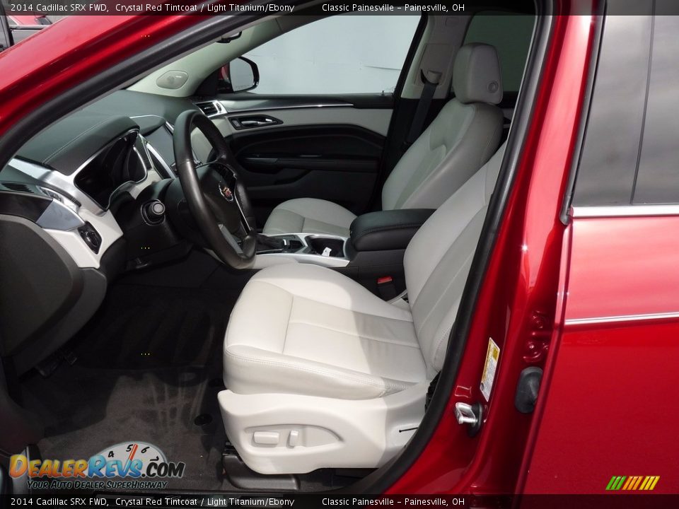 2014 Cadillac SRX FWD Crystal Red Tintcoat / Light Titanium/Ebony Photo #7
