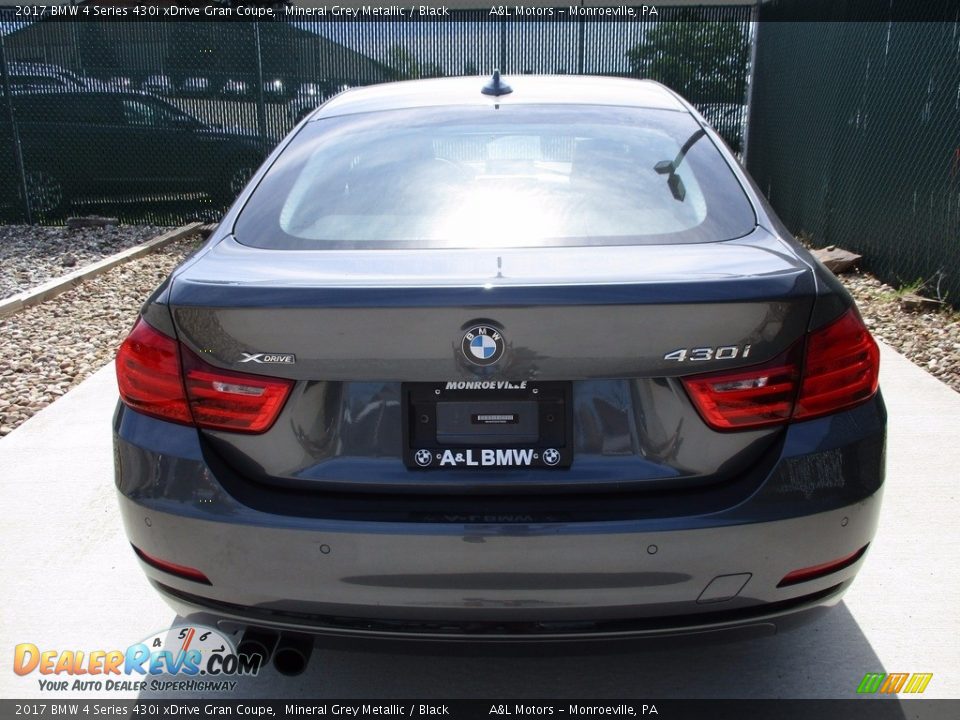 2017 BMW 4 Series 430i xDrive Gran Coupe Mineral Grey Metallic / Black Photo #9