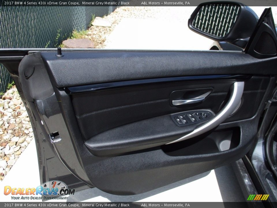 2017 BMW 4 Series 430i xDrive Gran Coupe Mineral Grey Metallic / Black Photo #10