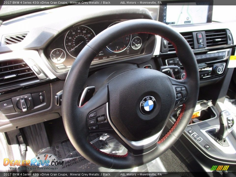 2017 BMW 4 Series 430i xDrive Gran Coupe Mineral Grey Metallic / Black Photo #15