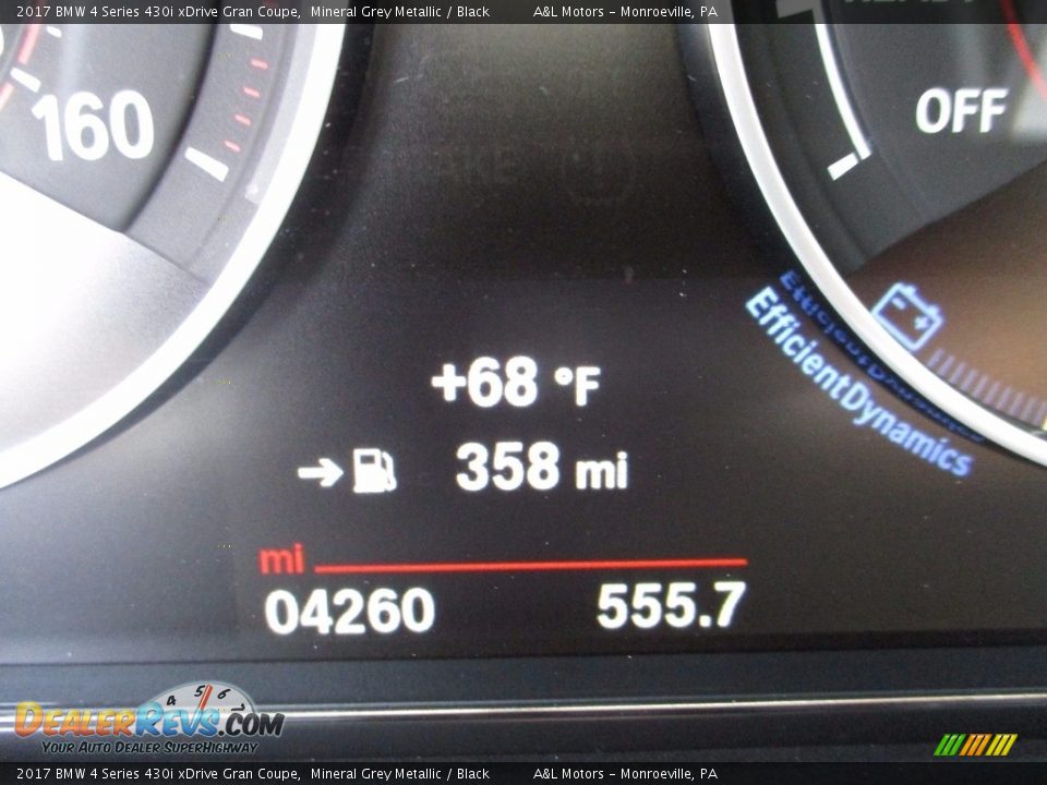 2017 BMW 4 Series 430i xDrive Gran Coupe Mineral Grey Metallic / Black Photo #20
