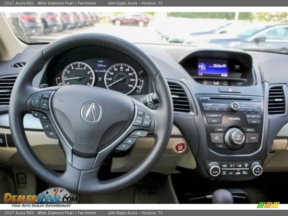 2017 Acura RDX White Diamond Pearl / Parchment Photo #9