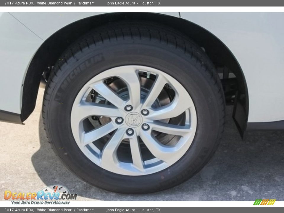 2017 Acura RDX White Diamond Pearl / Parchment Photo #11