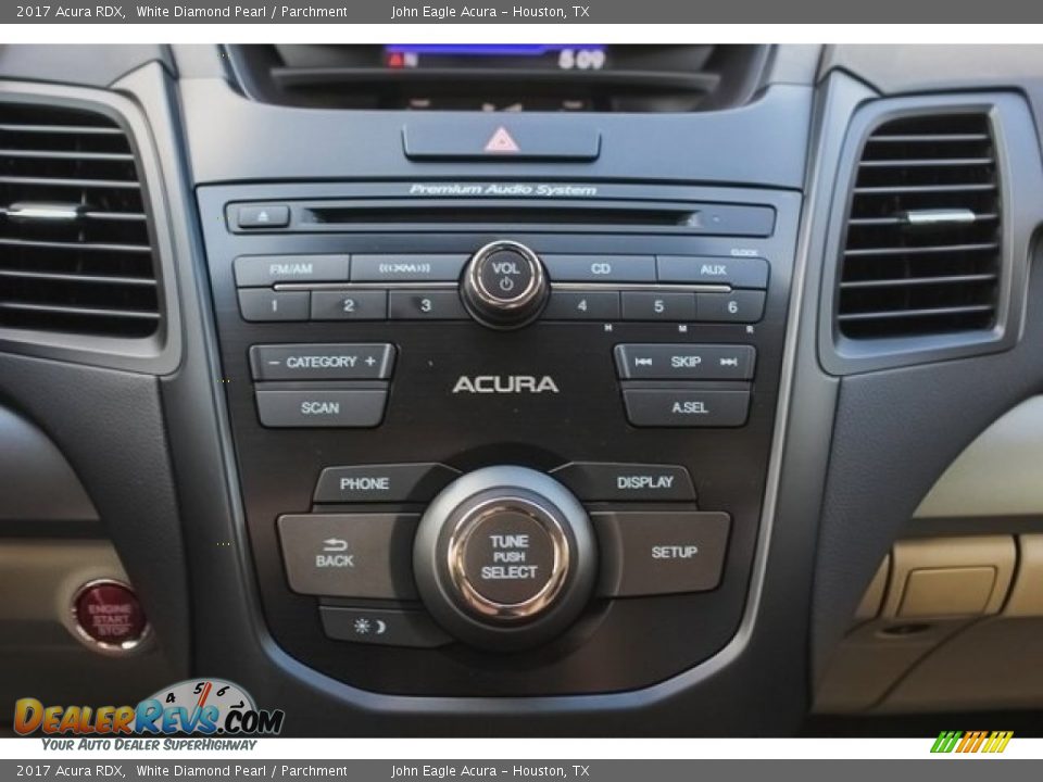 2017 Acura RDX White Diamond Pearl / Parchment Photo #36