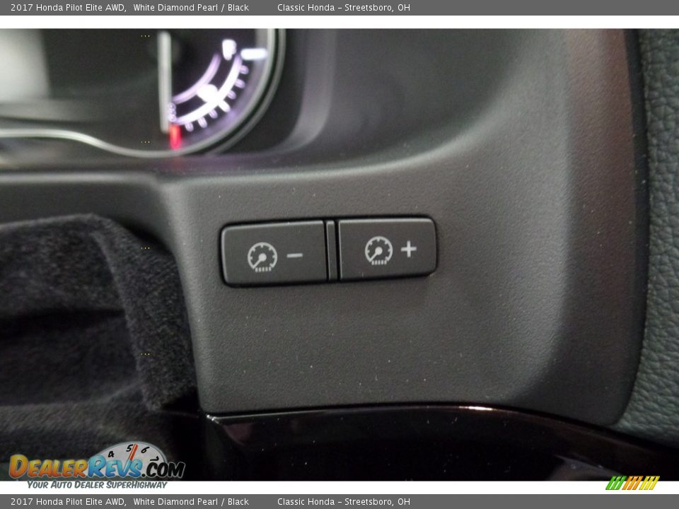 2017 Honda Pilot Elite AWD White Diamond Pearl / Black Photo #19