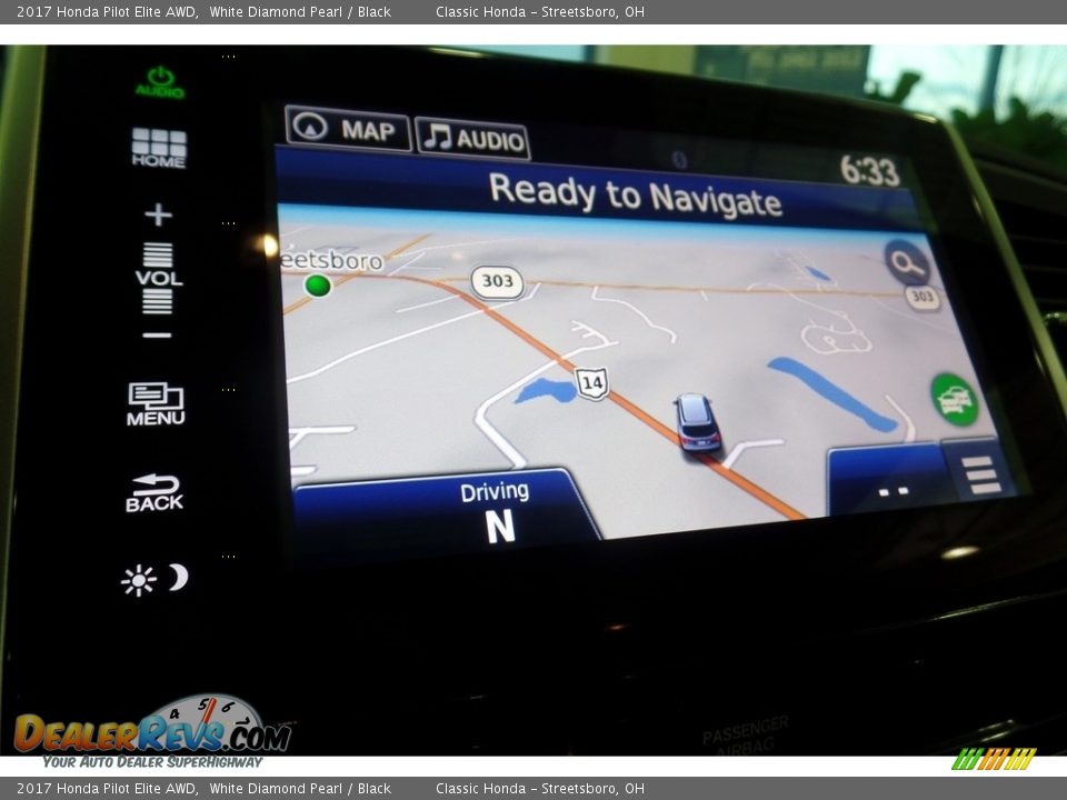 2017 Honda Pilot Elite AWD White Diamond Pearl / Black Photo #24