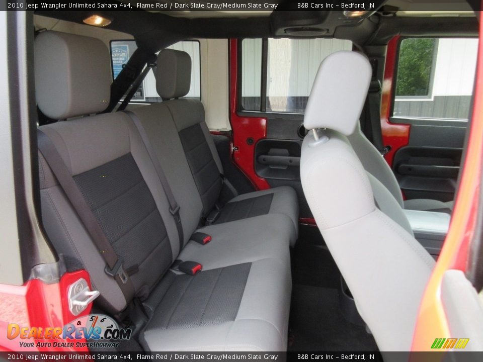 2010 Jeep Wrangler Unlimited Sahara 4x4 Flame Red / Dark Slate Gray/Medium Slate Gray Photo #19