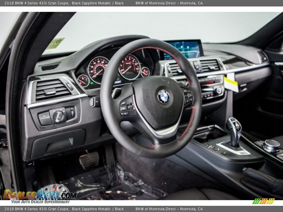 2018 BMW 4 Series 430i Gran Coupe Black Sapphire Metallic / Black Photo #5