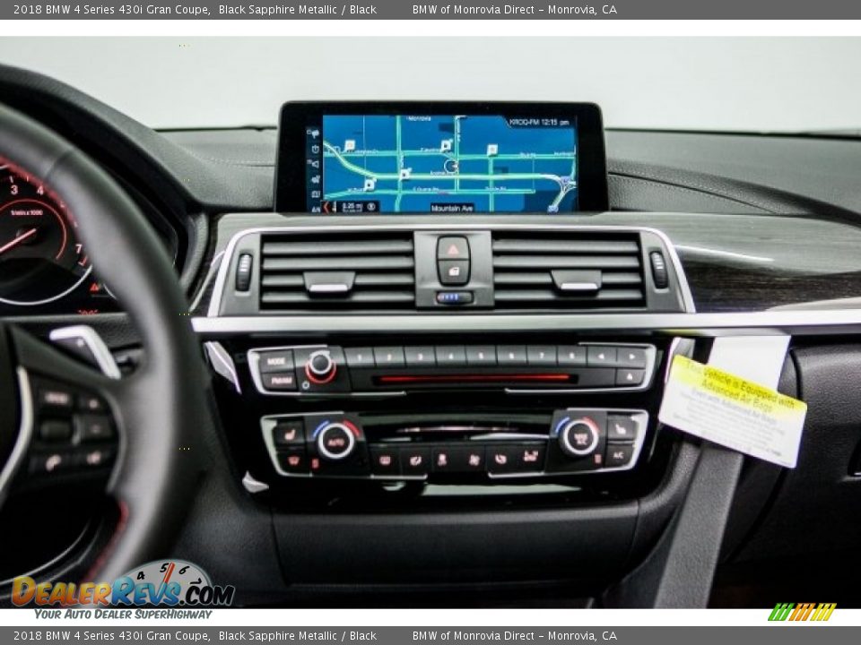 2018 BMW 4 Series 430i Gran Coupe Black Sapphire Metallic / Black Photo #6