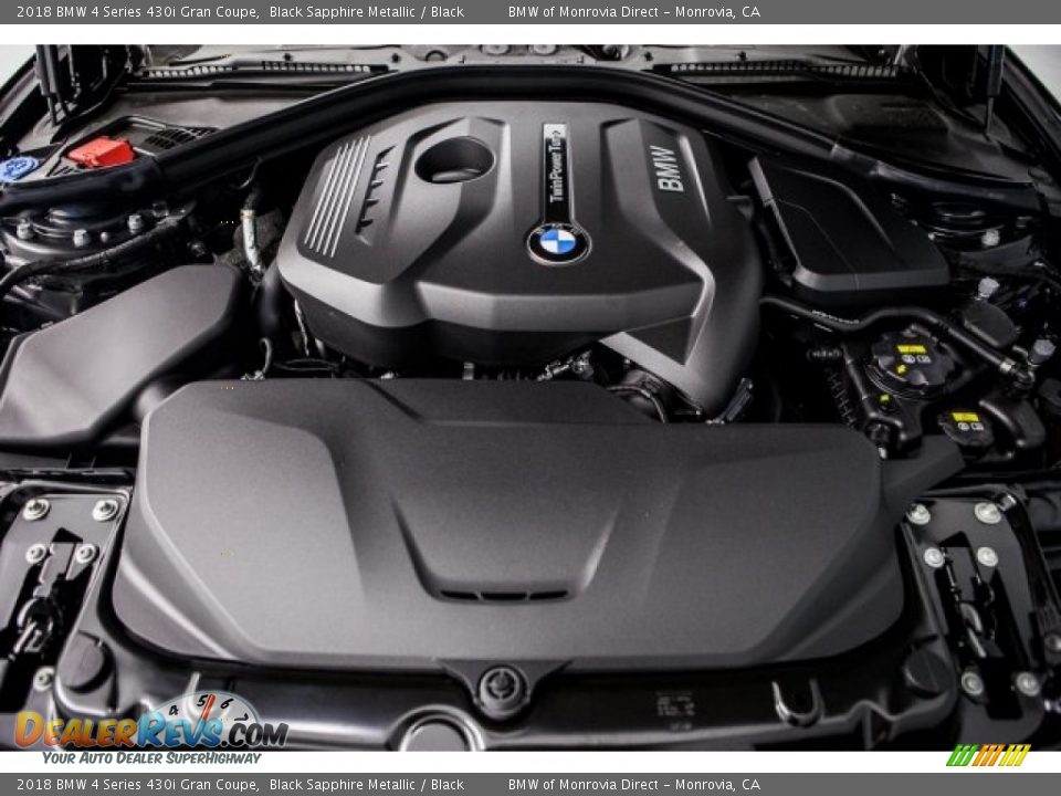 2018 BMW 4 Series 430i Gran Coupe Black Sapphire Metallic / Black Photo #8