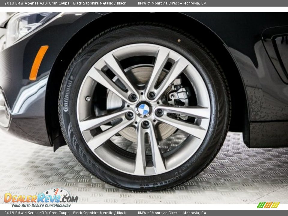 2018 BMW 4 Series 430i Gran Coupe Black Sapphire Metallic / Black Photo #9