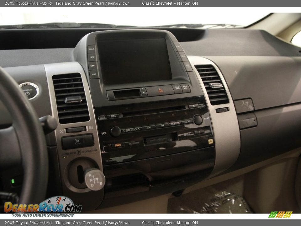 2005 Toyota Prius Hybrid Tideland Gray Green Pearl / Ivory/Brown Photo #7