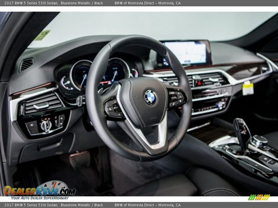 2017 BMW 5 Series 530i Sedan Bluestone Metallic / Black Photo #5