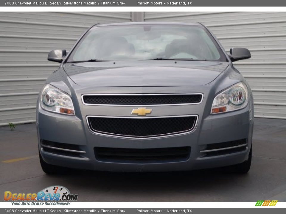 2008 Chevrolet Malibu LT Sedan Silverstone Metallic / Titanium Gray Photo #2
