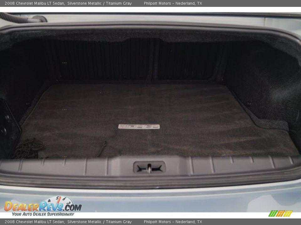 2008 Chevrolet Malibu LT Sedan Silverstone Metallic / Titanium Gray Photo #14
