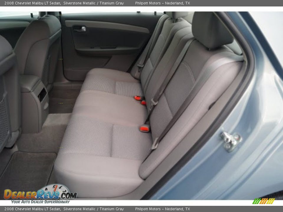 2008 Chevrolet Malibu LT Sedan Silverstone Metallic / Titanium Gray Photo #17
