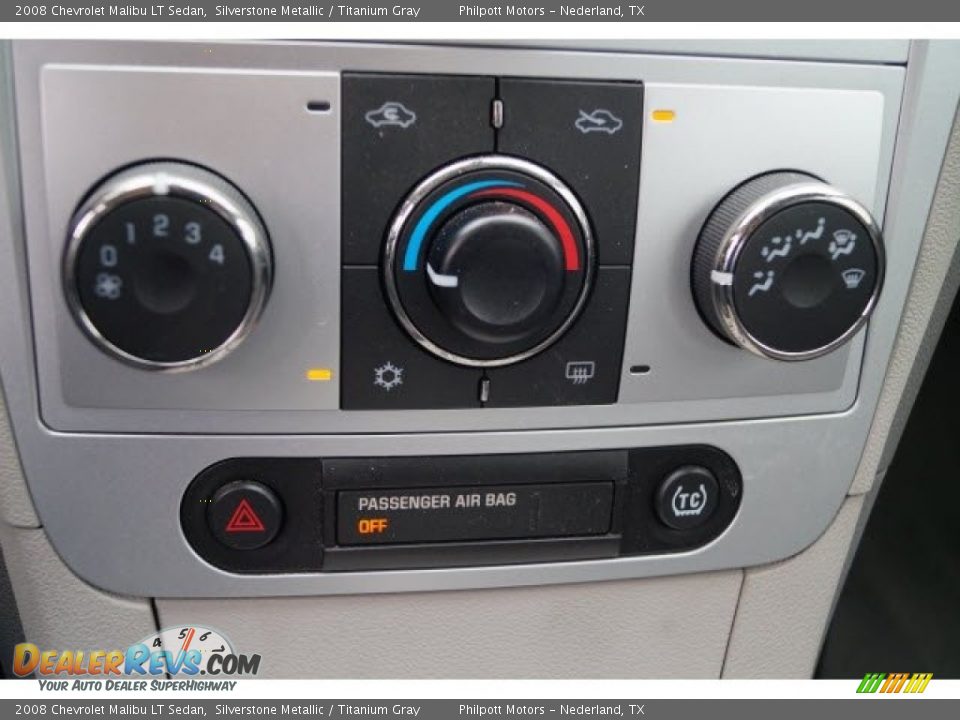 2008 Chevrolet Malibu LT Sedan Silverstone Metallic / Titanium Gray Photo #25