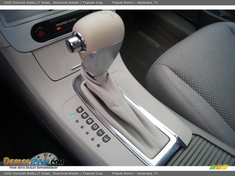 2008 Chevrolet Malibu LT Sedan Silverstone Metallic / Titanium Gray Photo #26
