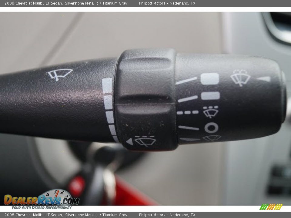 2008 Chevrolet Malibu LT Sedan Silverstone Metallic / Titanium Gray Photo #30