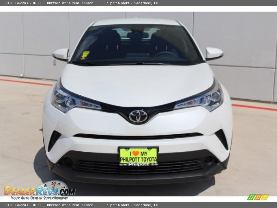2018 Toyota C-HR XLE Blizzard White Pearl / Black Photo #2