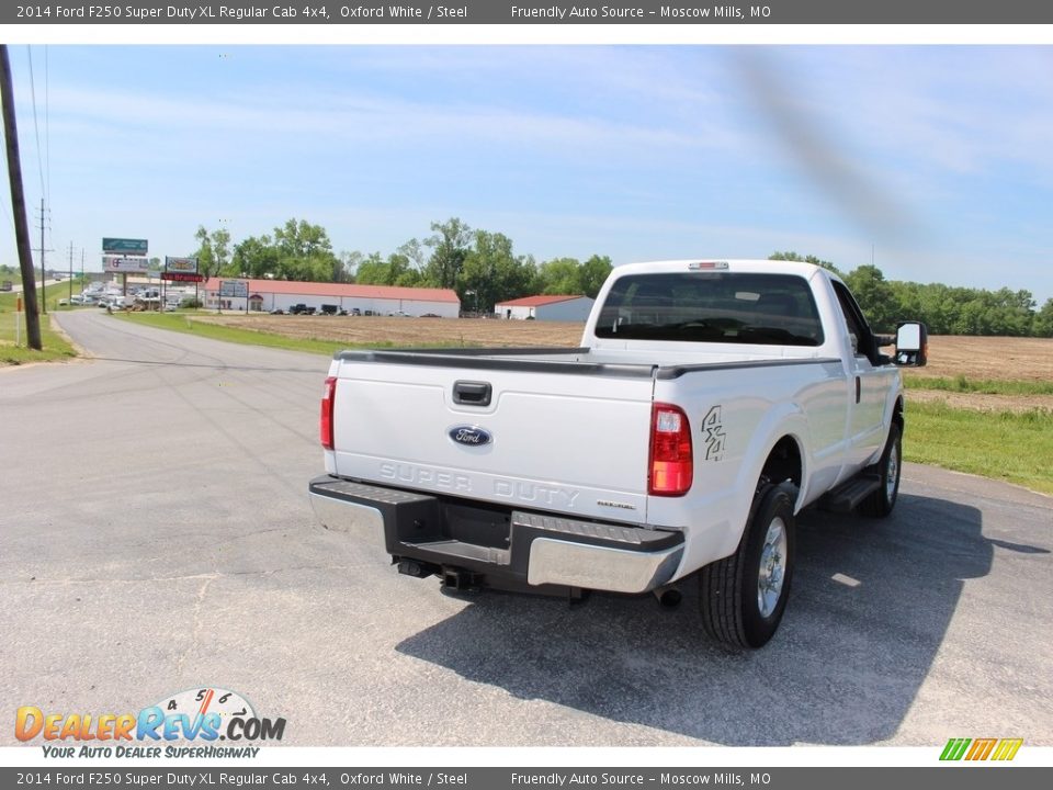 2014 Ford F250 Super Duty XL Regular Cab 4x4 Oxford White / Steel Photo #30