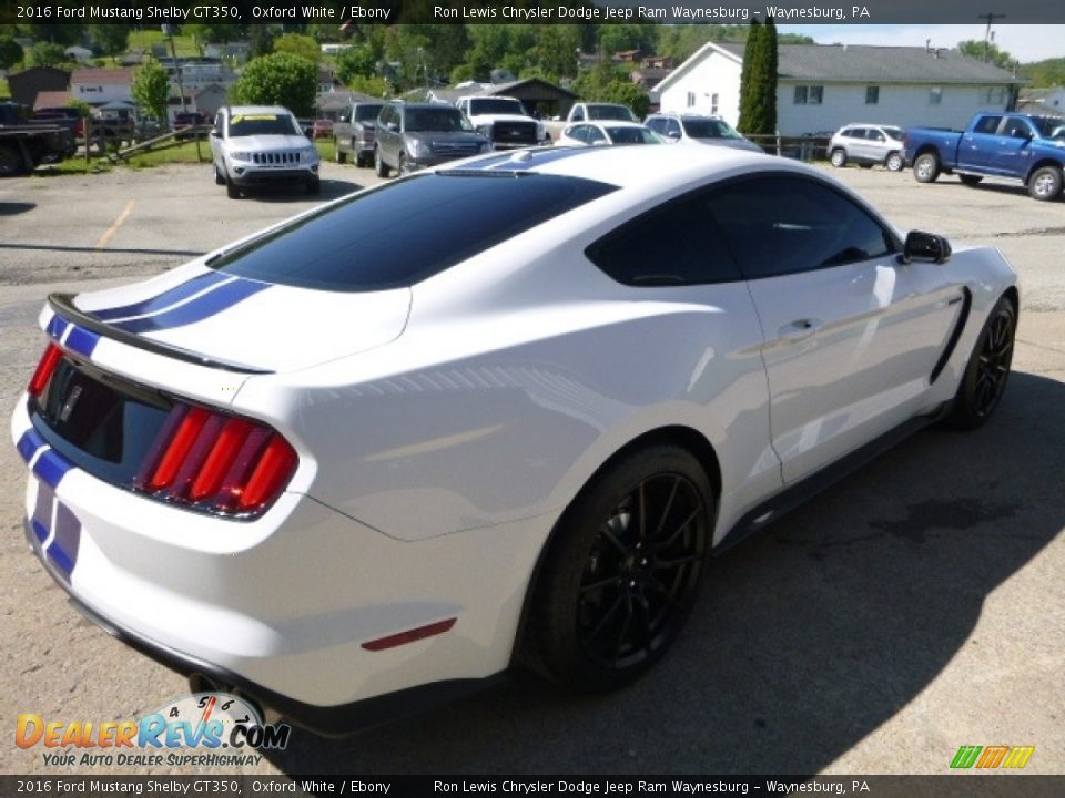 2016 Ford Mustang Shelby GT350 Oxford White / Ebony Photo #5