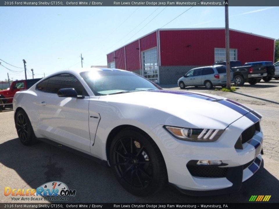 2016 Ford Mustang Shelby GT350 Oxford White / Ebony Photo #10