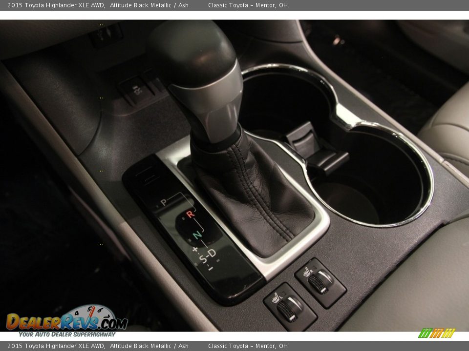 2015 Toyota Highlander XLE AWD Attitude Black Metallic / Ash Photo #11