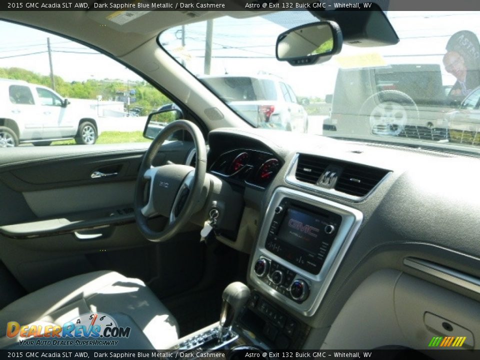 2015 GMC Acadia SLT AWD Dark Sapphire Blue Metallic / Dark Cashmere Photo #5