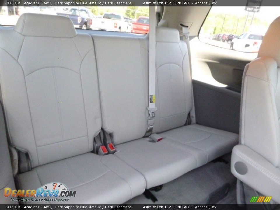 2015 GMC Acadia SLT AWD Dark Sapphire Blue Metallic / Dark Cashmere Photo #7