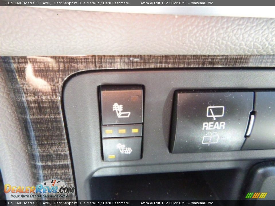 2015 GMC Acadia SLT AWD Dark Sapphire Blue Metallic / Dark Cashmere Photo #19
