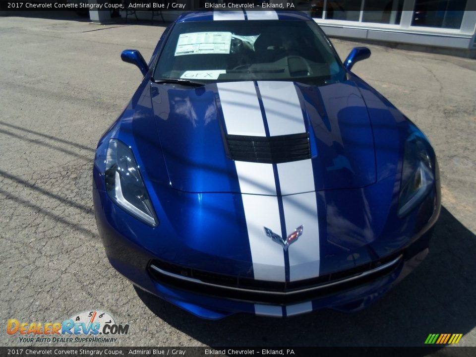 2017 Chevrolet Corvette Stingray Coupe Admiral Blue / Gray Photo #4