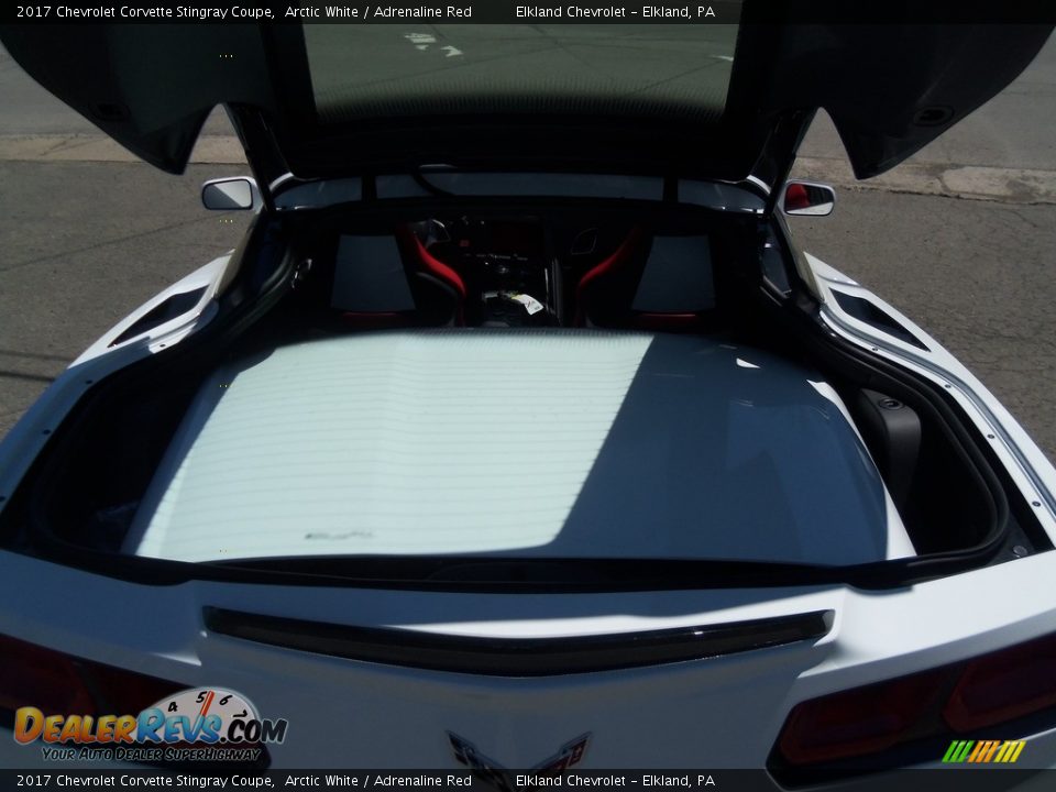 2017 Chevrolet Corvette Stingray Coupe Arctic White / Adrenaline Red Photo #15