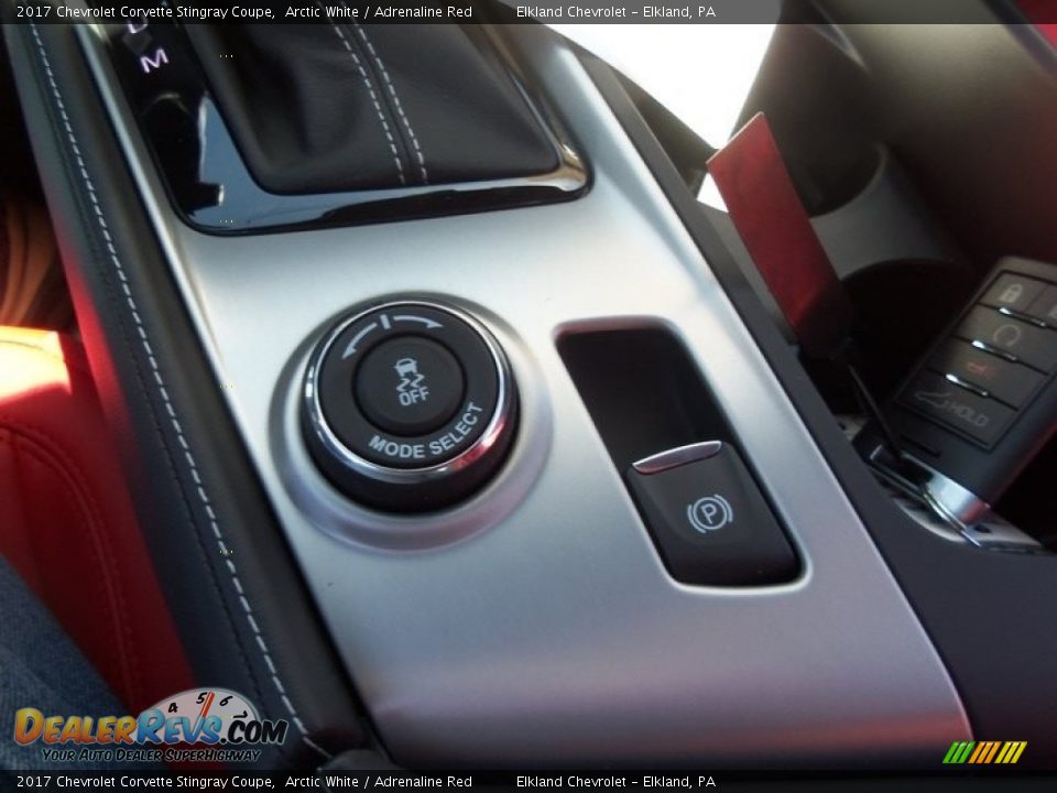 2017 Chevrolet Corvette Stingray Coupe Arctic White / Adrenaline Red Photo #21