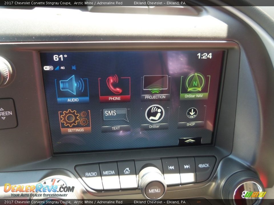 2017 Chevrolet Corvette Stingray Coupe Arctic White / Adrenaline Red Photo #23