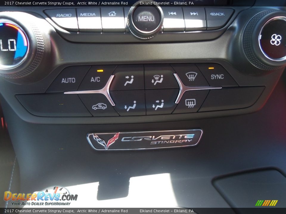 2017 Chevrolet Corvette Stingray Coupe Arctic White / Adrenaline Red Photo #27