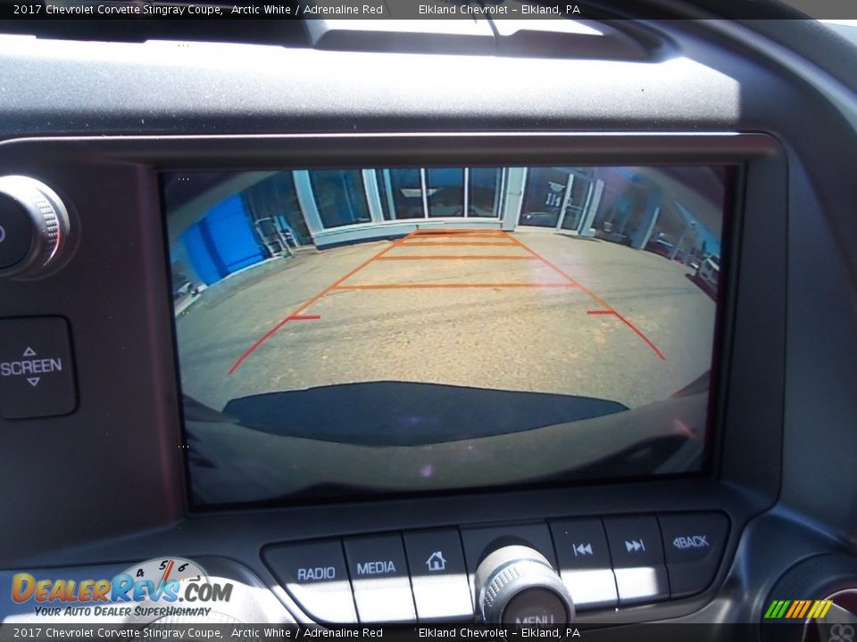 2017 Chevrolet Corvette Stingray Coupe Arctic White / Adrenaline Red Photo #28