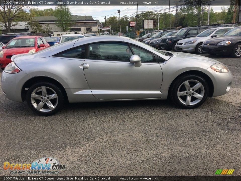 2007 Mitsubishi Eclipse GT Coupe Liquid Silver Metallic / Dark Charcoal Photo #3