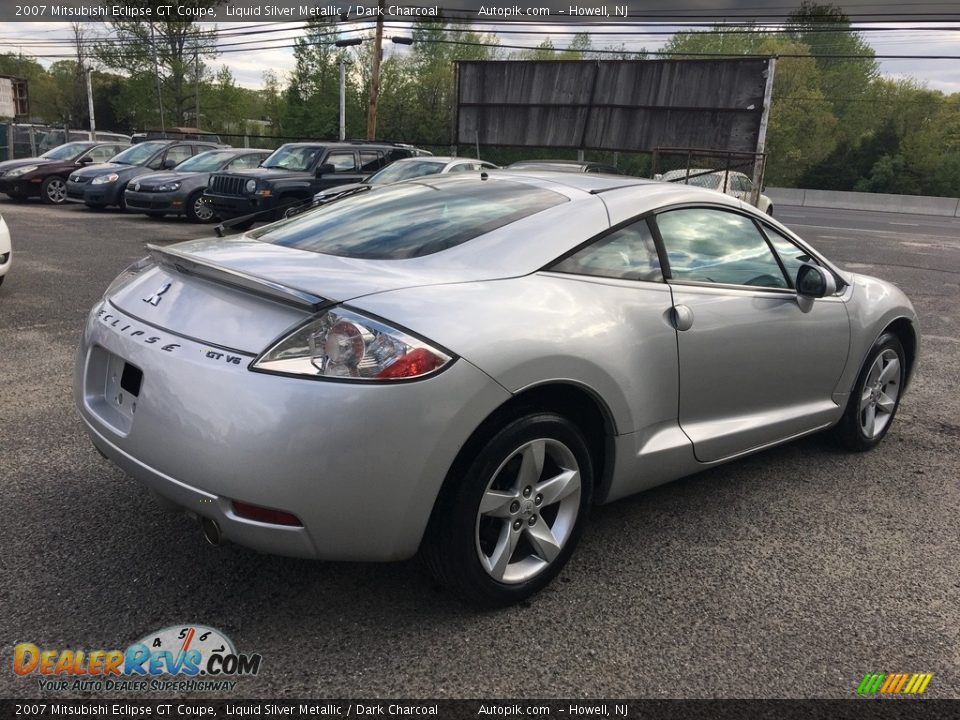 2007 Mitsubishi Eclipse GT Coupe Liquid Silver Metallic / Dark Charcoal Photo #4