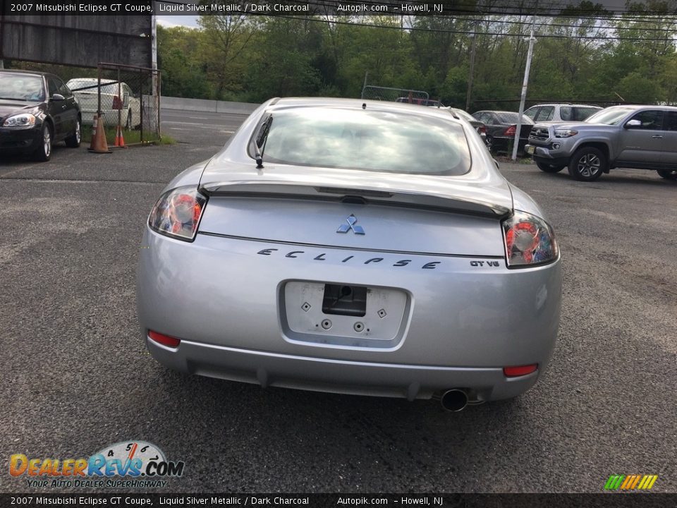 2007 Mitsubishi Eclipse GT Coupe Liquid Silver Metallic / Dark Charcoal Photo #5