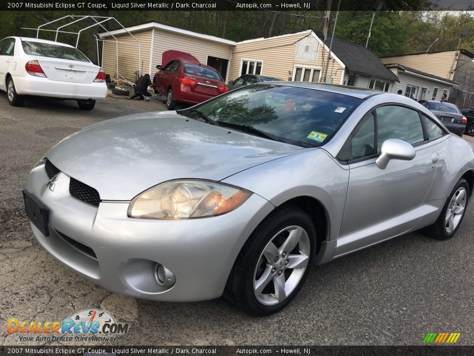 2007 Mitsubishi Eclipse GT Coupe Liquid Silver Metallic / Dark Charcoal Photo #10