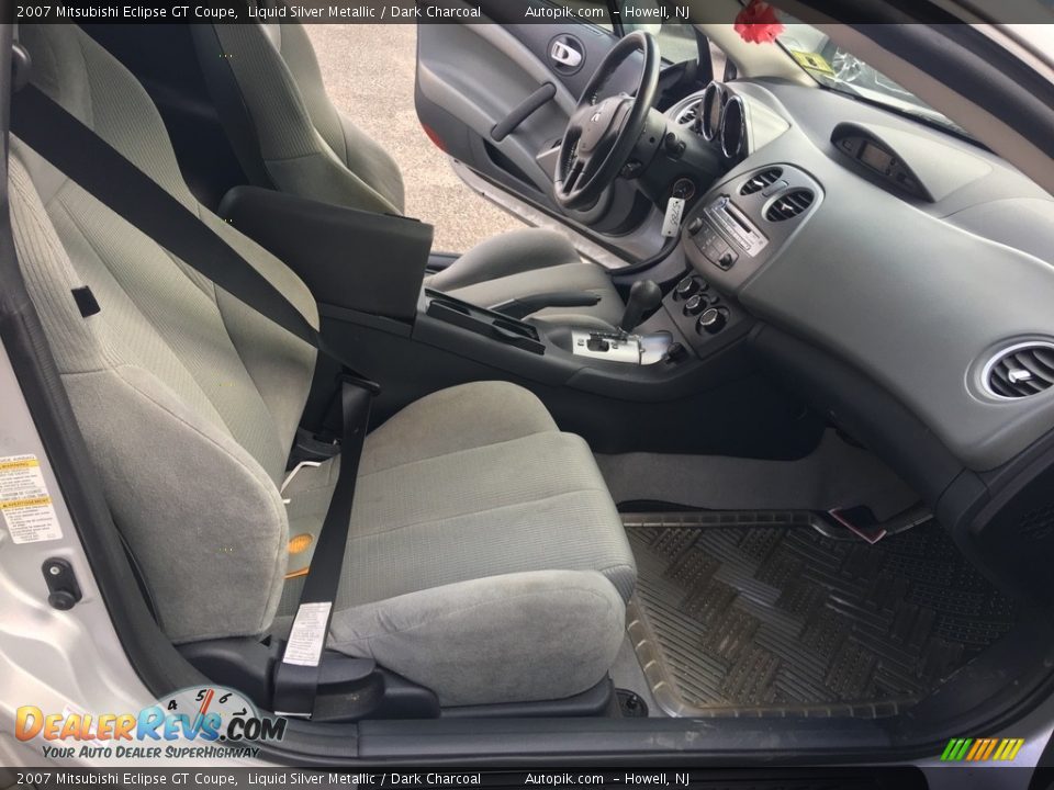 2007 Mitsubishi Eclipse GT Coupe Liquid Silver Metallic / Dark Charcoal Photo #14