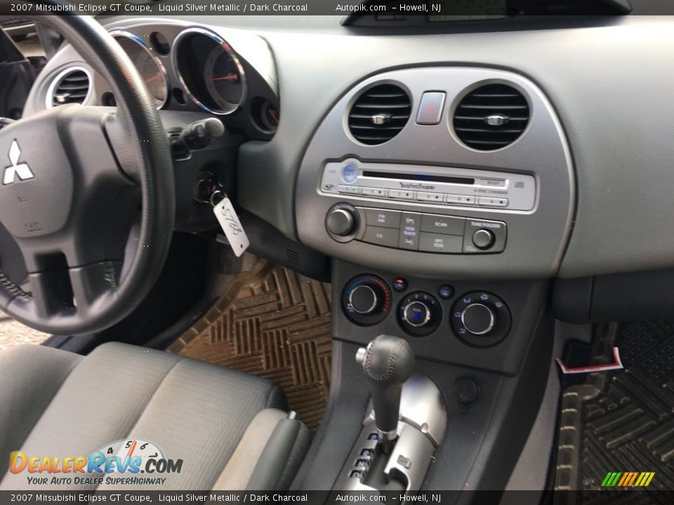 2007 Mitsubishi Eclipse GT Coupe Liquid Silver Metallic / Dark Charcoal Photo #16